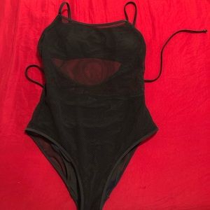 AERIE swimsuit with mesh detailing